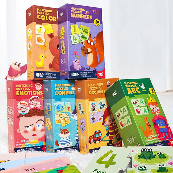 Children's Cognitive Matching Educational Jigsaw Puzzle