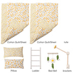 Montessori Wooden Doll Bunk Beds – 2-in-1 Role-Play Furniture