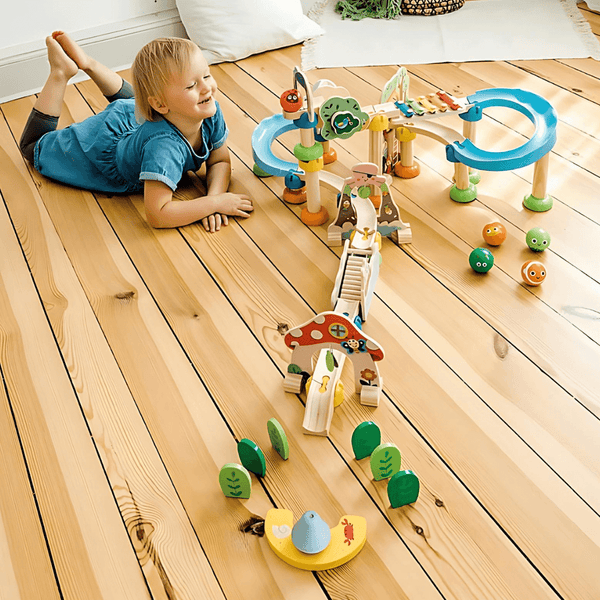 Wooden Pipe Building Blocks - Wonder Kiiiids