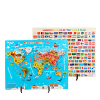 Magnetic World Map Wooden Puzzle