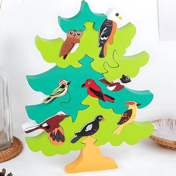 Wooden Bird Tree Puzzle