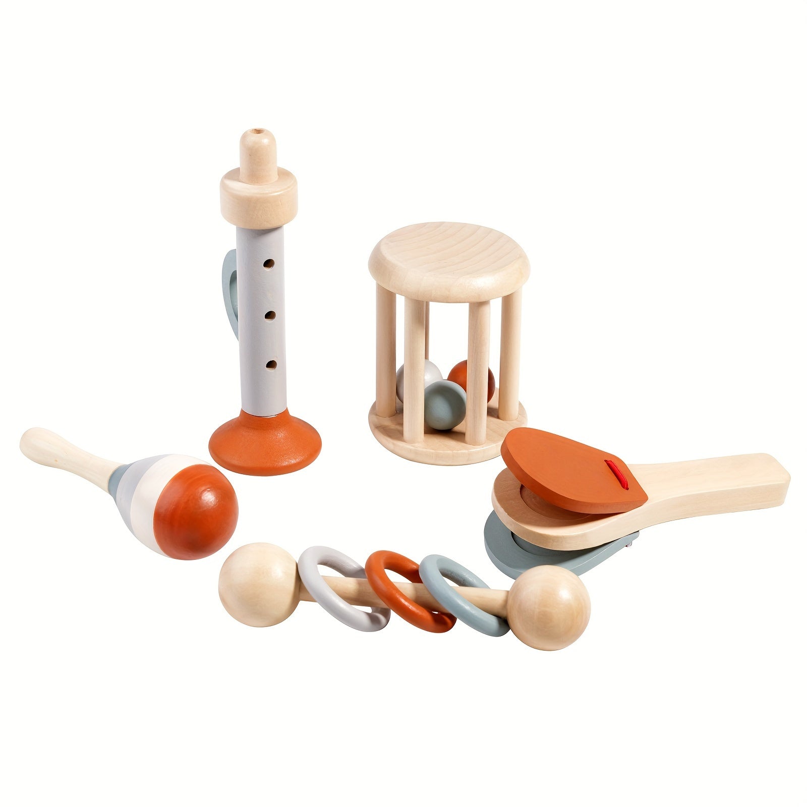 Wooden Musical Instrument Set