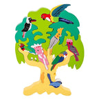 Wooden Bird Tree Puzzle Wonder Kiids