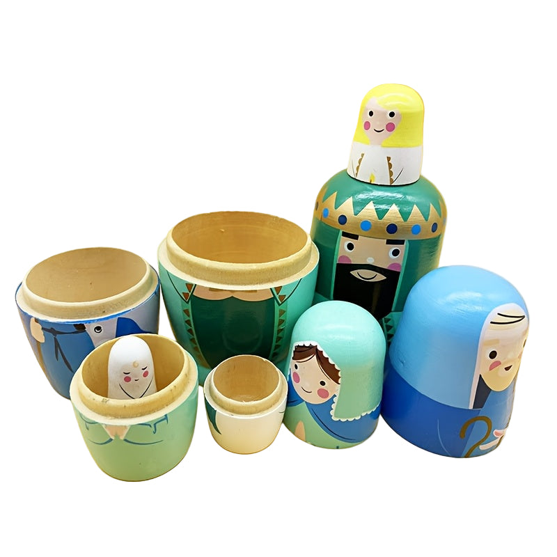 Handmade Nested Doll Navitad Set