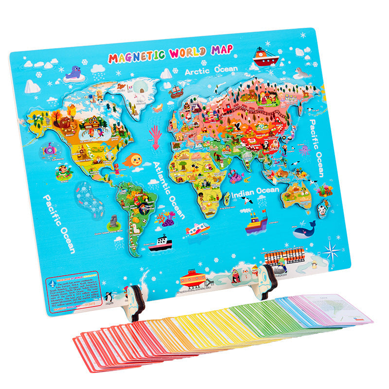 steam toys -  educational toys - amazon finds toys - learning creative toys - viral toys - montessori - montessori toys - activity for kids - early education - kids developmental toys - kids toys -  world map - Geography - map toy 