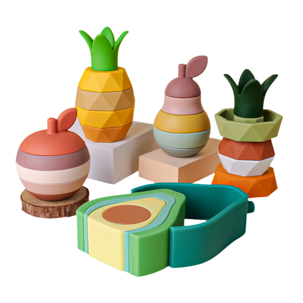 Silicone Fruity Fun Stackers