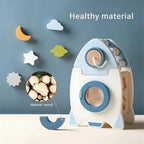 5 in 1 Rocket Shape Sorting Cube Toys for Toddlers