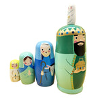 Handmade Nested Doll Navitad Set