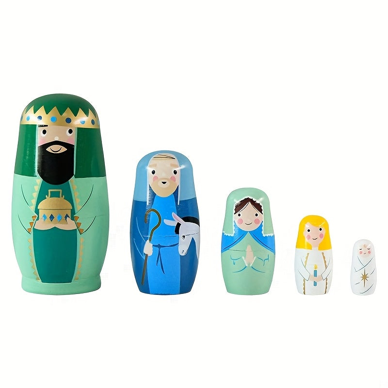 Handmade Nested Doll Navitad Set
