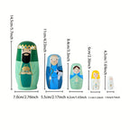 Handmade Nested Doll Navitad Set