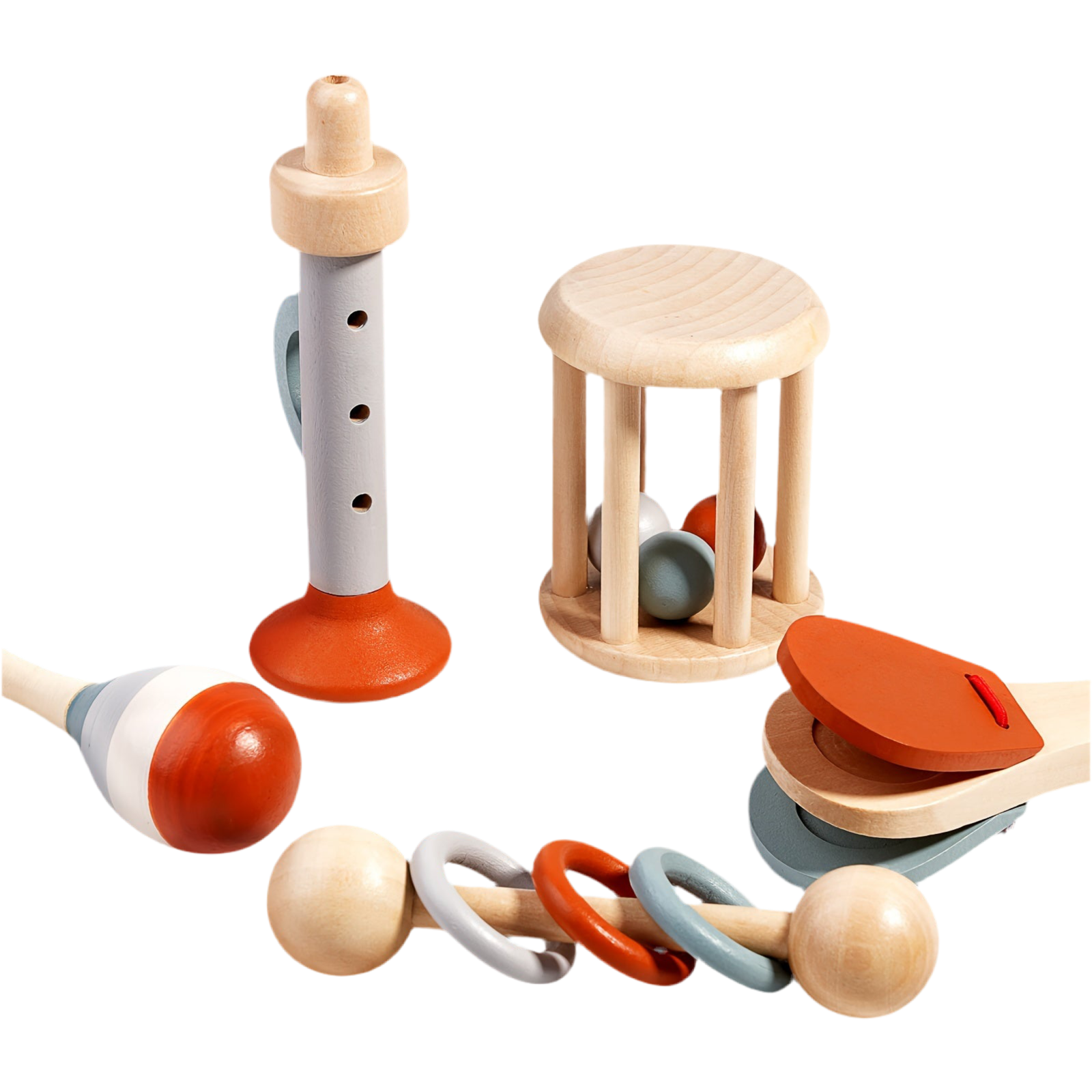 Wooden Musical Instrument Set