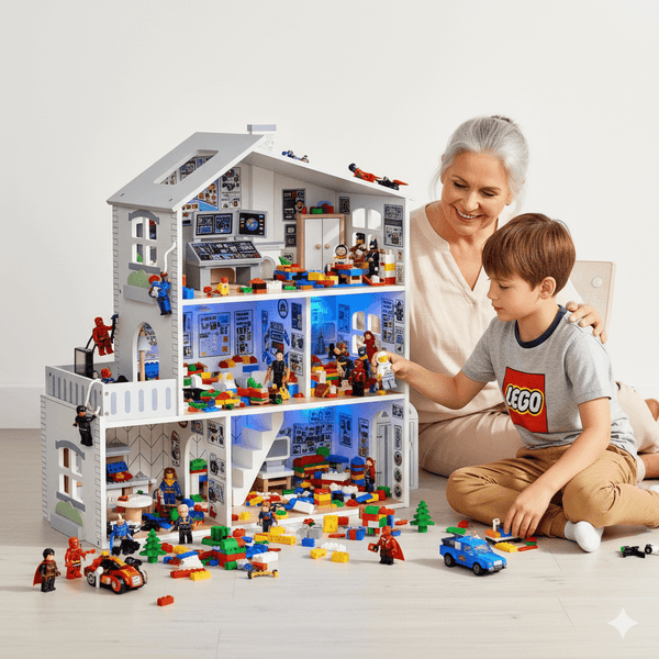Wooden Play House with Lights – Wonder Kiiids