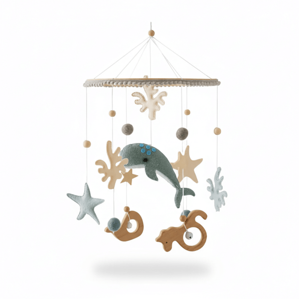 Whale Baby Mobile