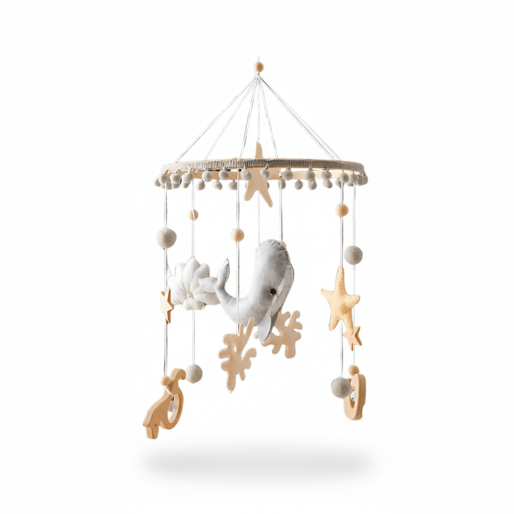 Whale Baby Mobile