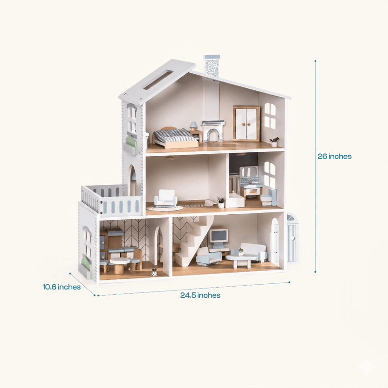 Wooden Play House with Lights – Wonder Kiiids