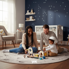 Wooden Astronaut Space Set