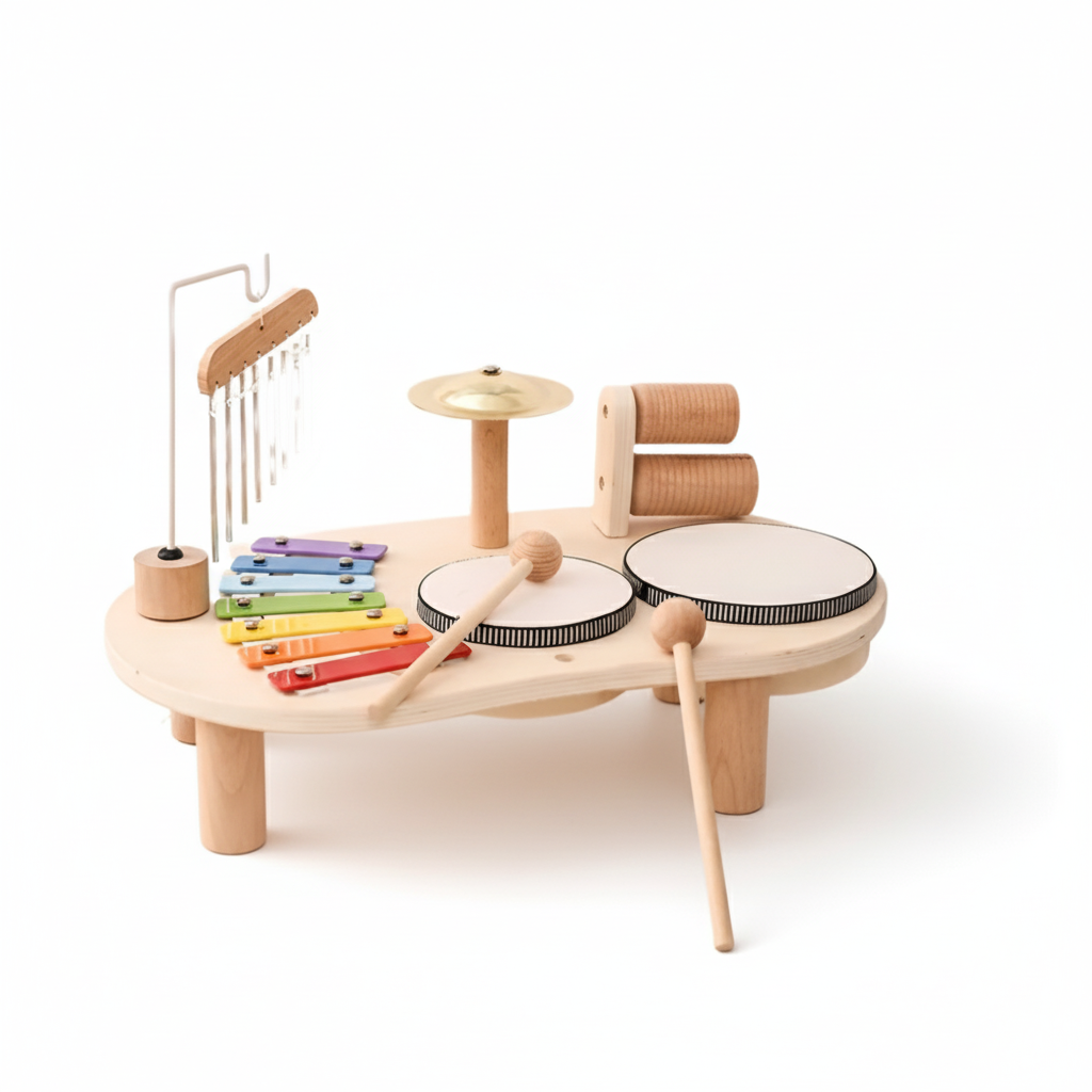 Montessori baby Drum Set Wonder Kiiids 