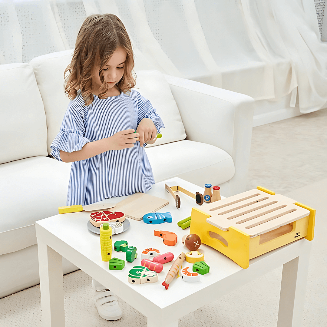 Children's Wooden BBQ Toy