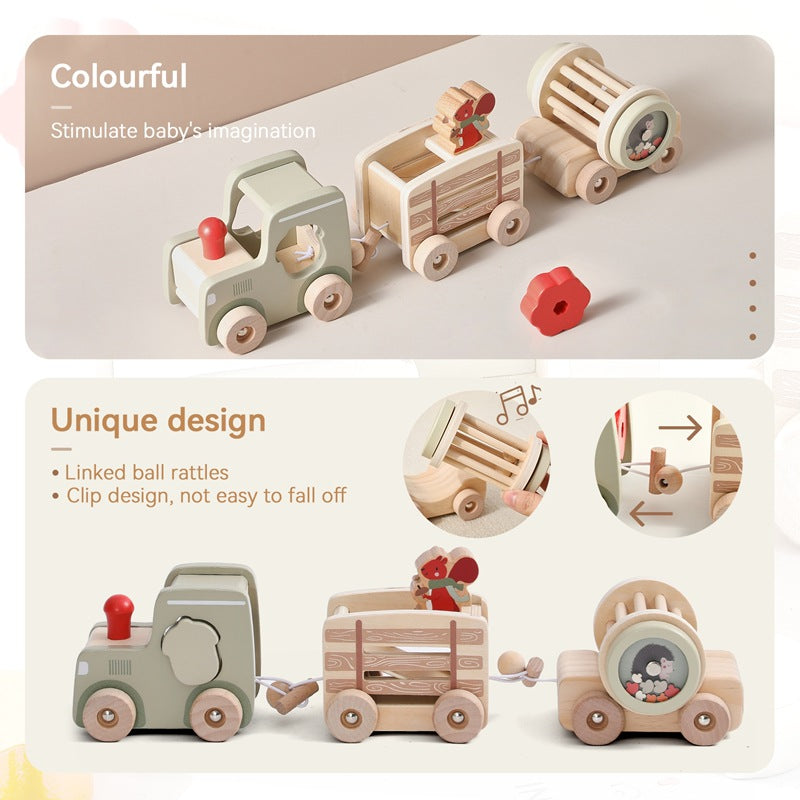 Wooden Shape Sorter Train