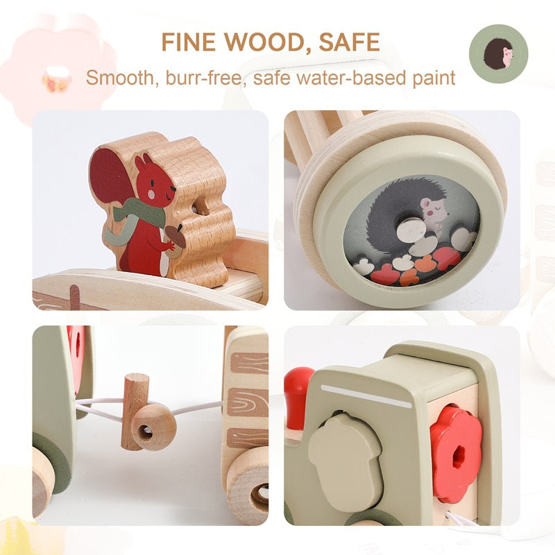 Wooden Shape Sorter Train