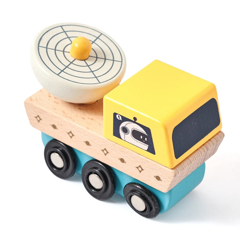 Wooden Astronaut Space Set