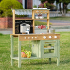WK Montessori Wooden Mud Kitchen