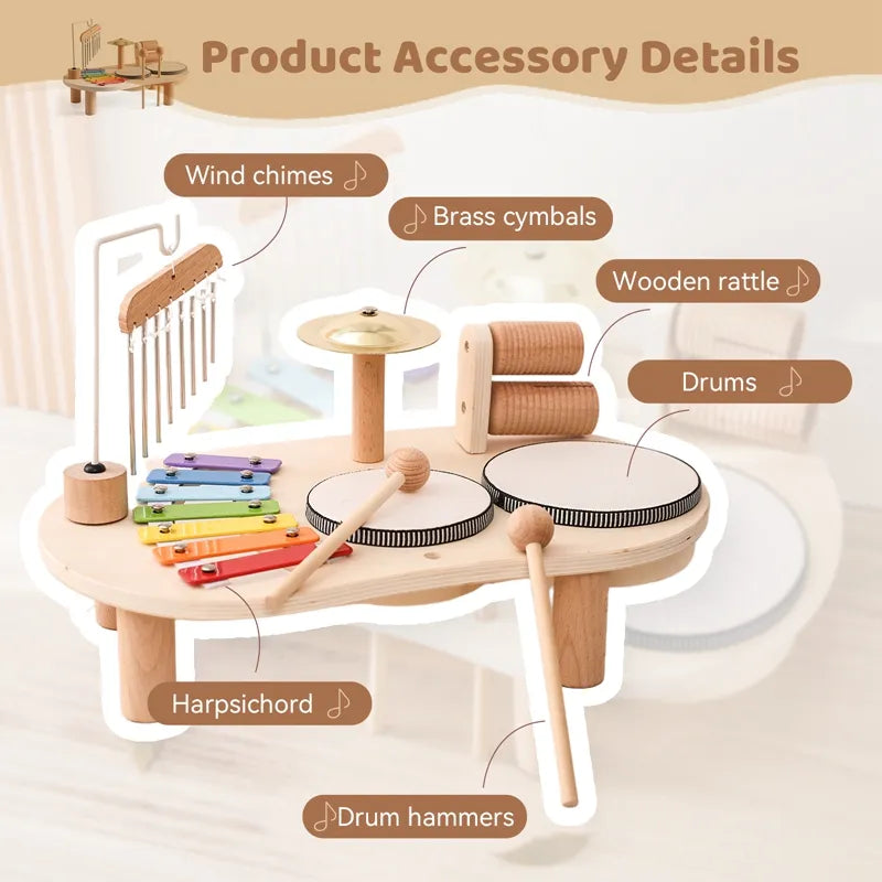 Montessori baby Drum Set