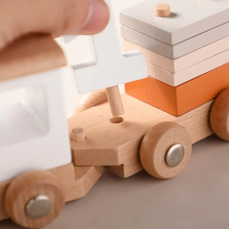 Wooden Number Train