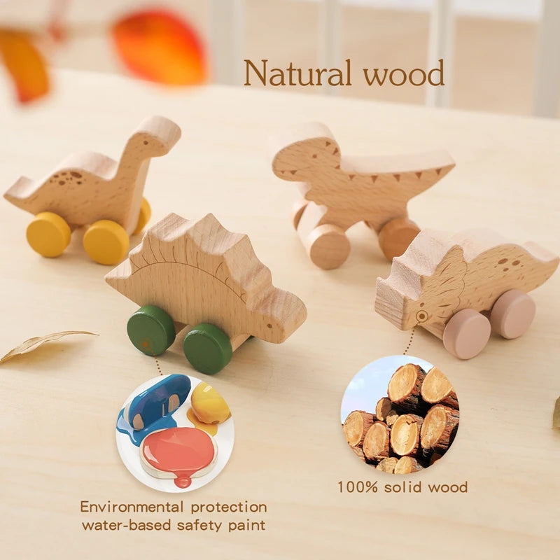Wooden Dino Baby