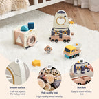 Wooden Astronaut Space Set