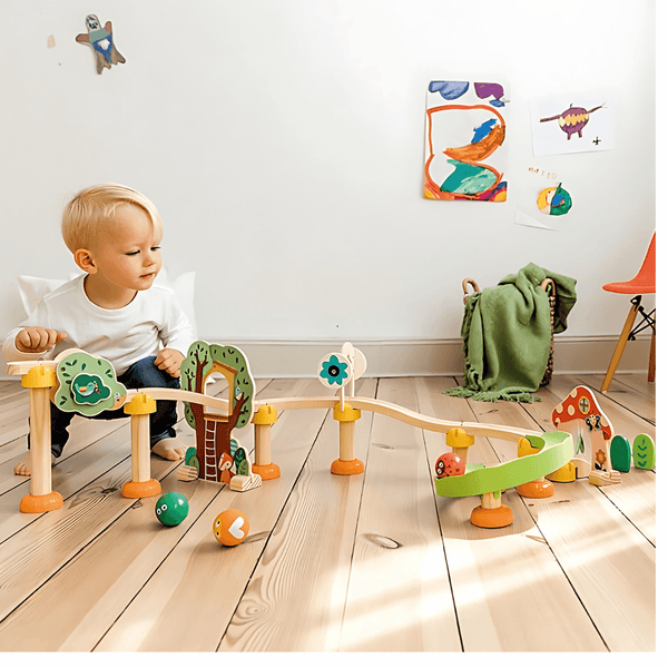Wooden Pipe Building Blocks - Wonder Kiiiids