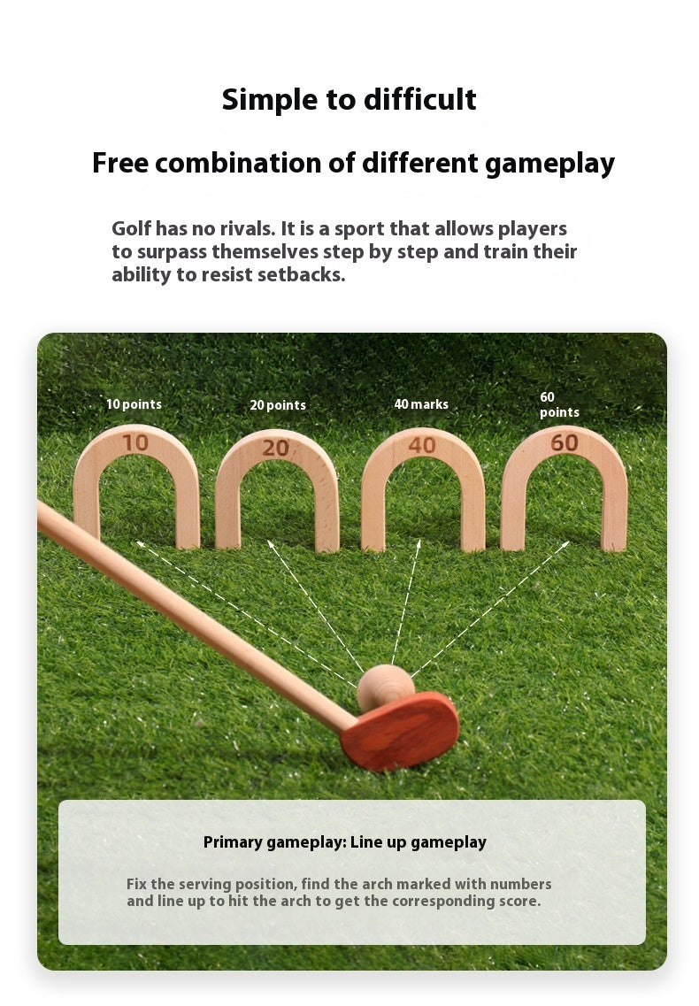 Children's Wooden Golf